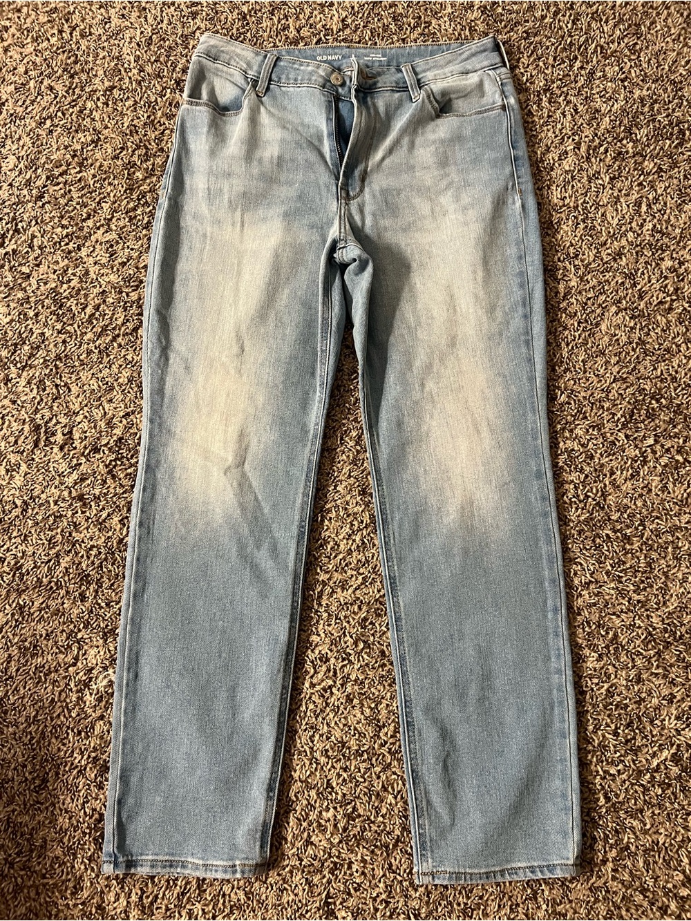 Old Navy Men's Light Blue Straight-Leg Jeans